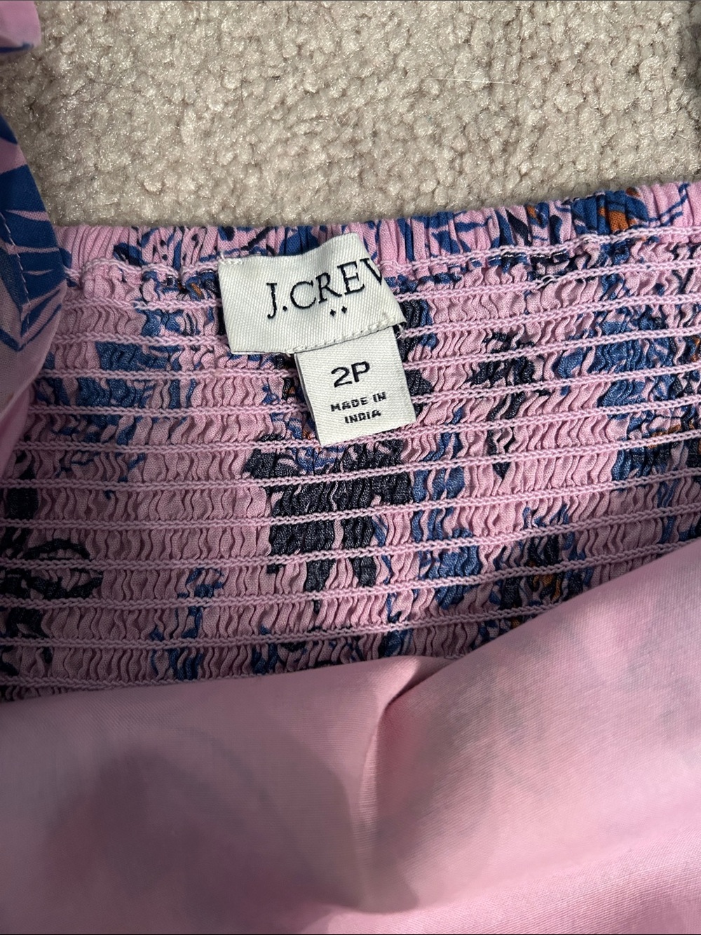 J. Crew Lavender Floral Ruffled Strap Sundress - Picture 6 of 8